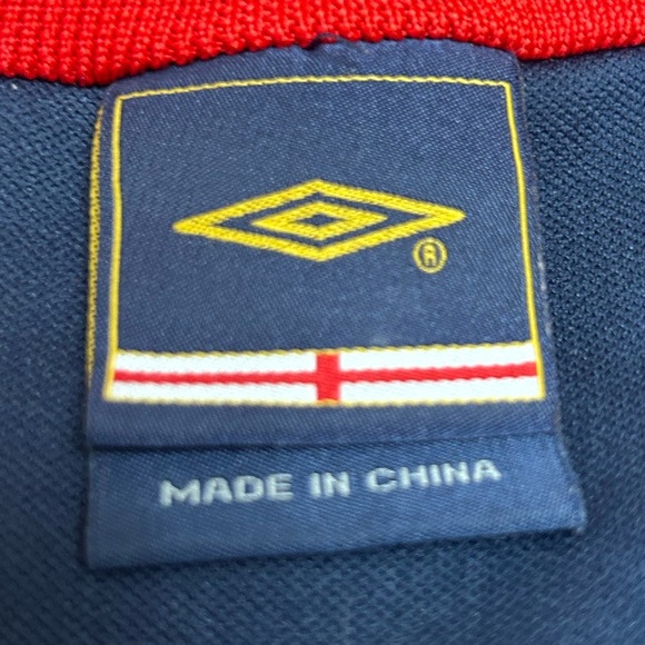 Official Umbro ENGLAND NATIONAL Football TEAM Full Zip Track Jacket Size S - Picture 6 of 10